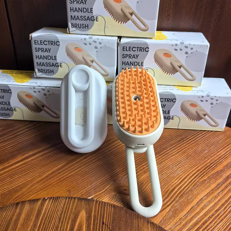 Smart Steam Pet Grooming Brush – Gentle De-Shedding Your Pet Will Love